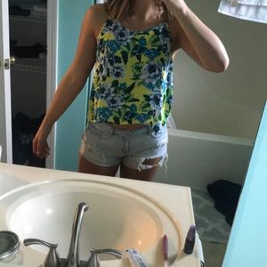 Floral tank top